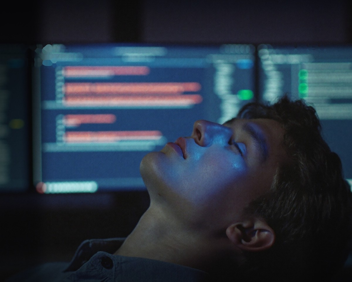 Illustration for the AI coding burnout story