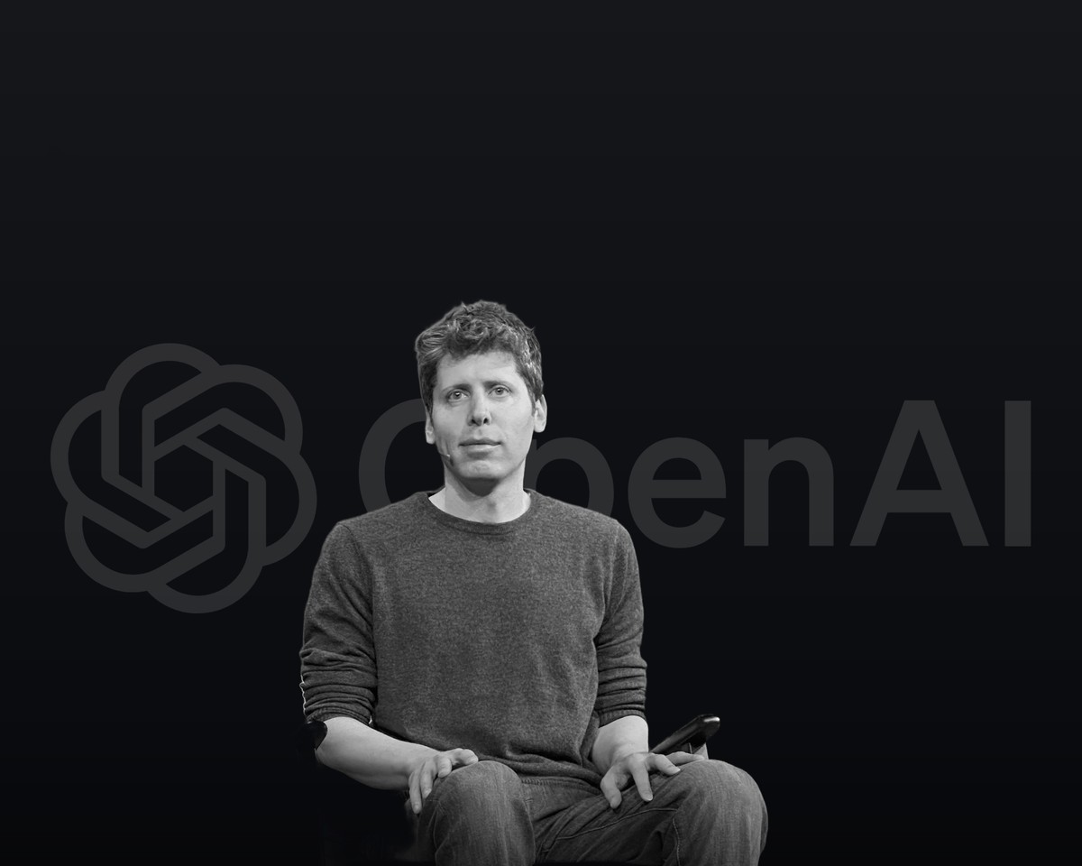 Sam Altman speaking on stage