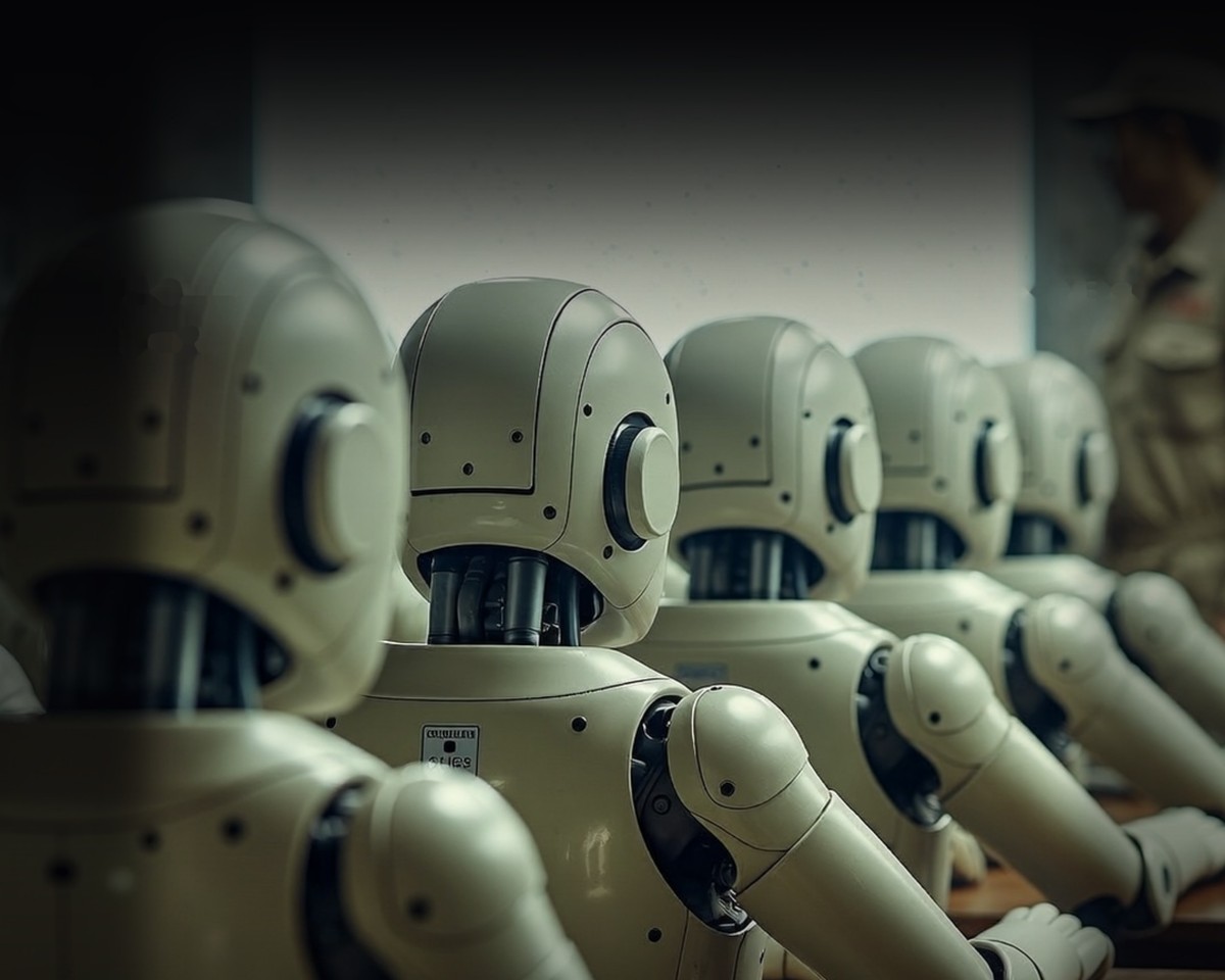 Illustration for the Hangzhou robot training base story