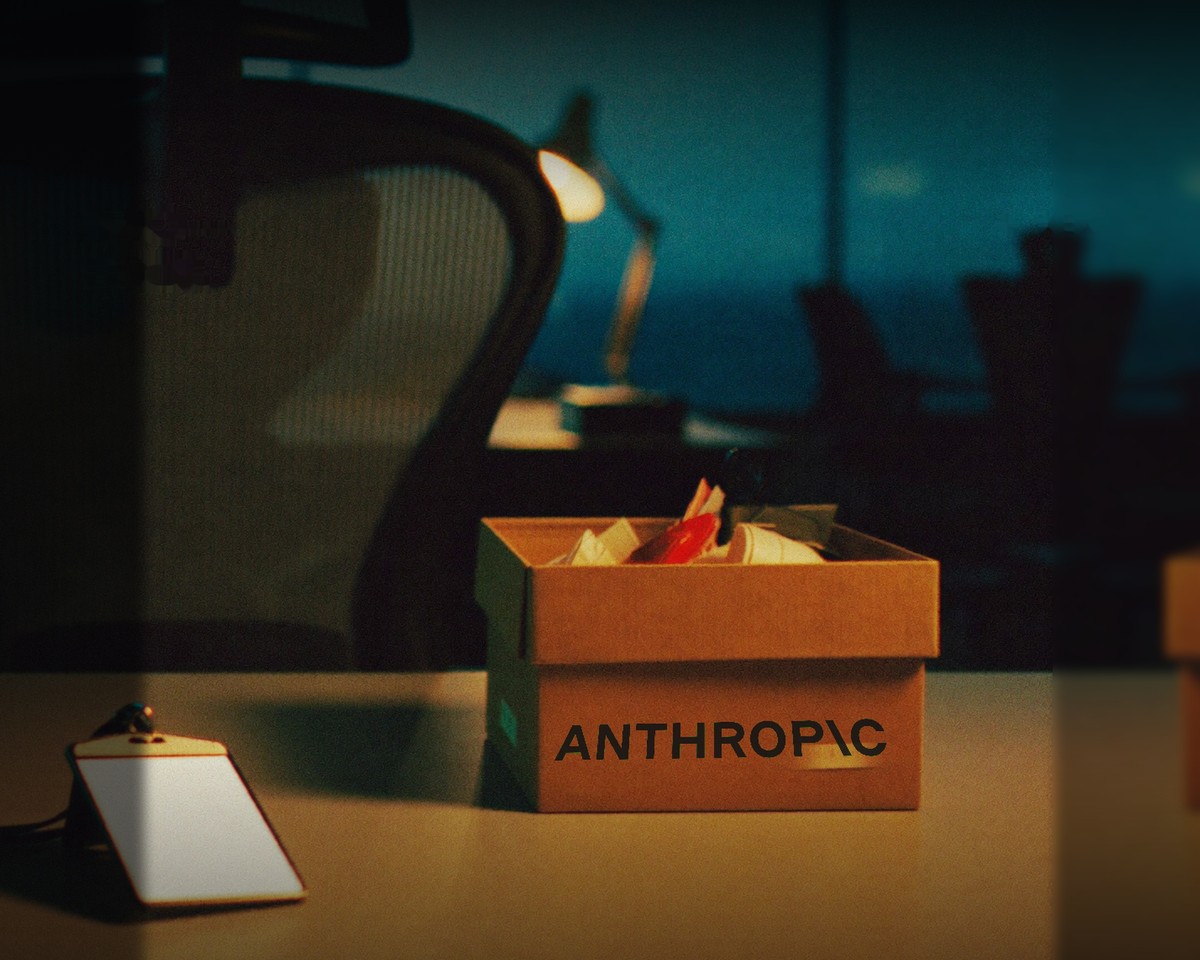 Illustration for the Anthropic researcher resignation story