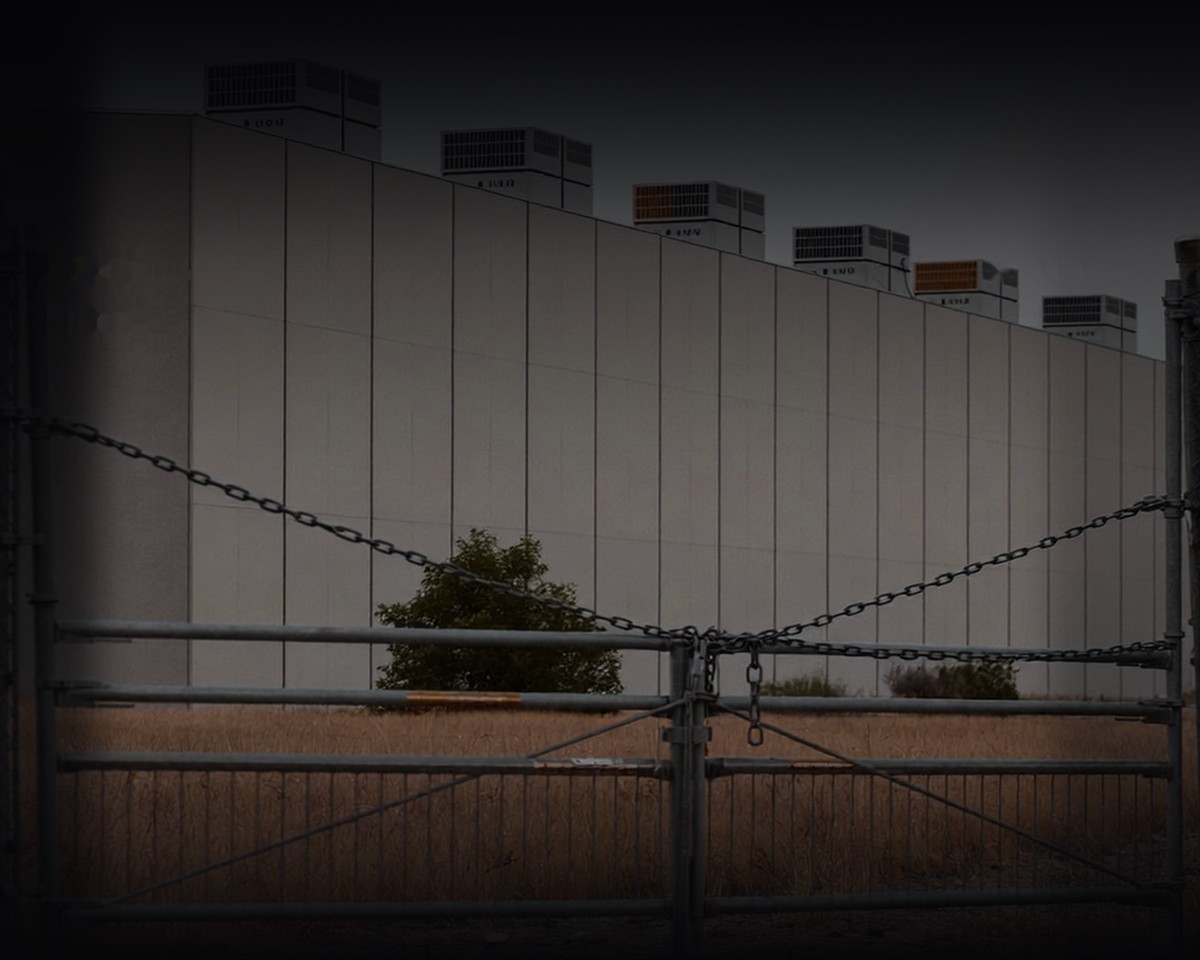Illustration for the US data center restrictions story