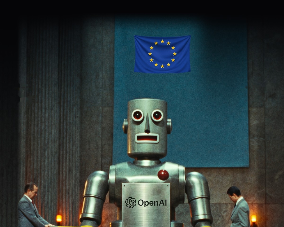 Illustration for the EU ChatGPT designation story
