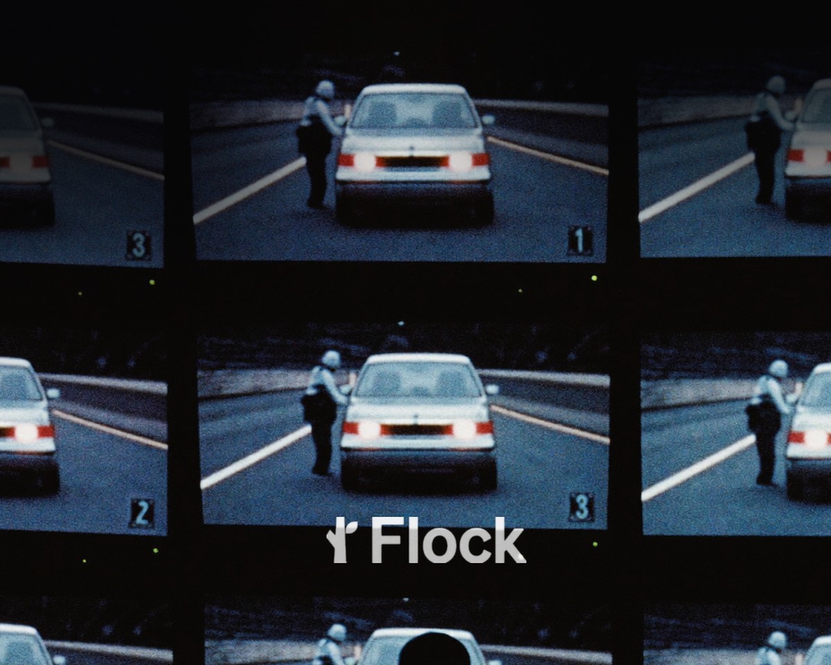 Illustration for the Flock officer plate searches story