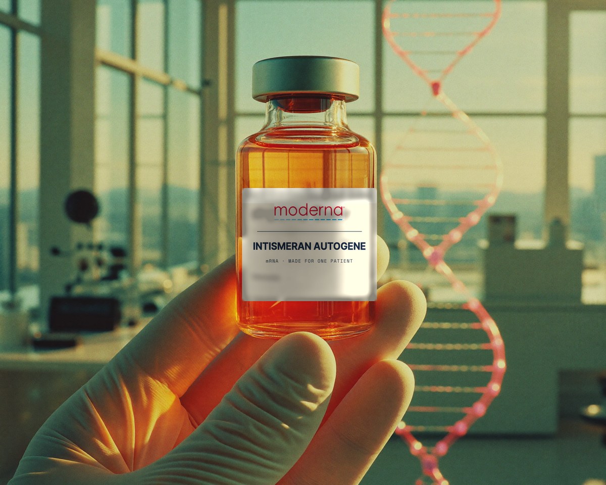 Illustration for the individualized mRNA cancer therapy story