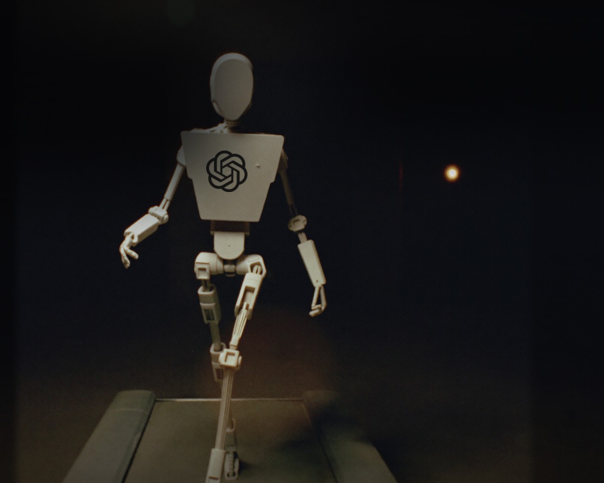 Illustration for the OpenAI paused training run story