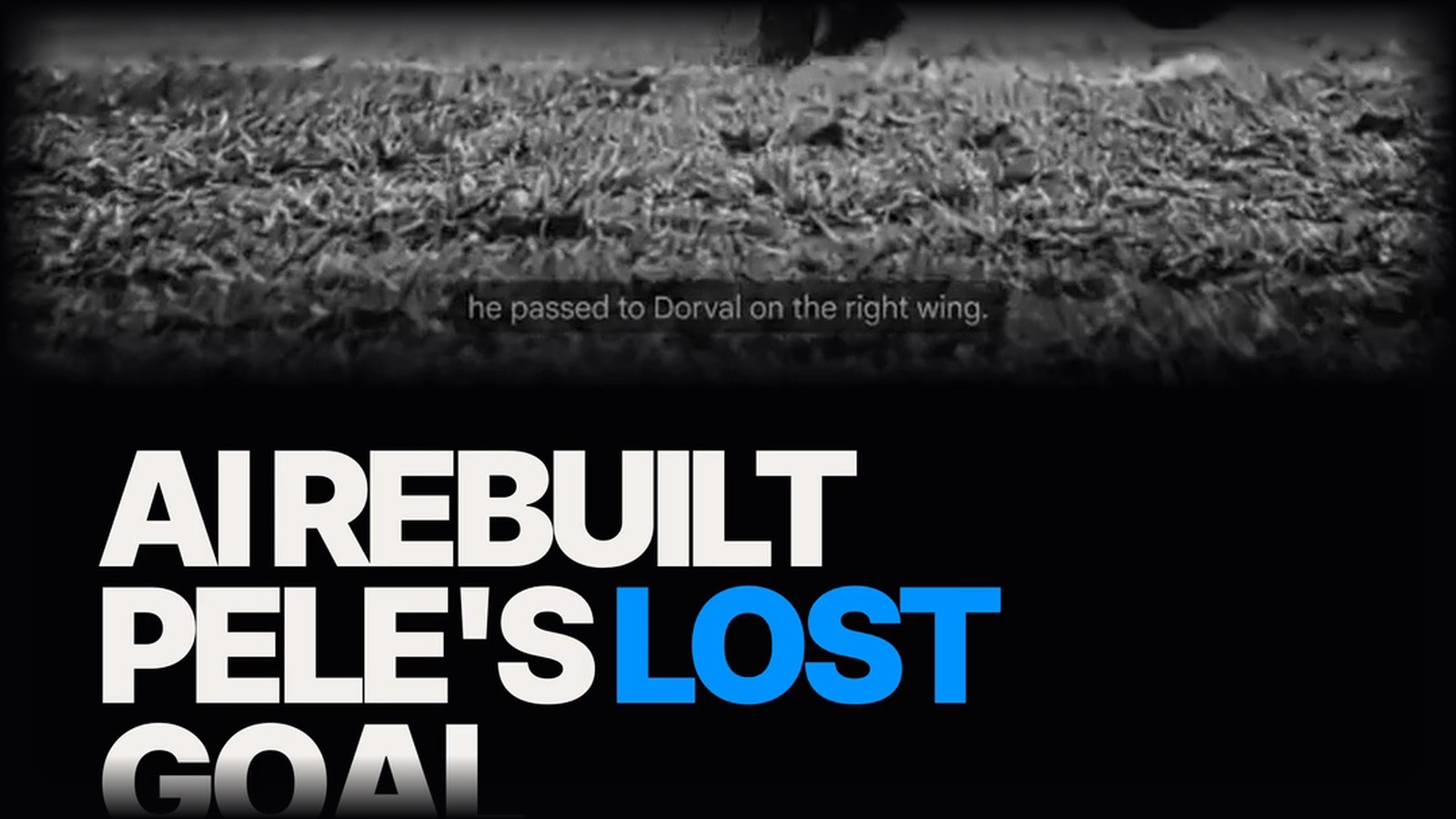 Illustration for the Pele lost goal story
