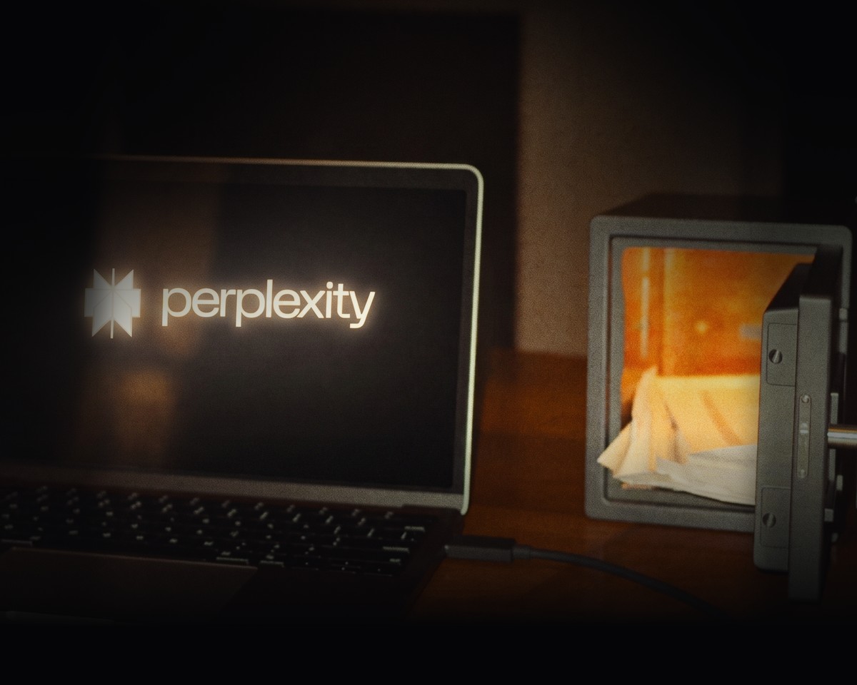 Illustration for the Perplexity Hybrid Compute story