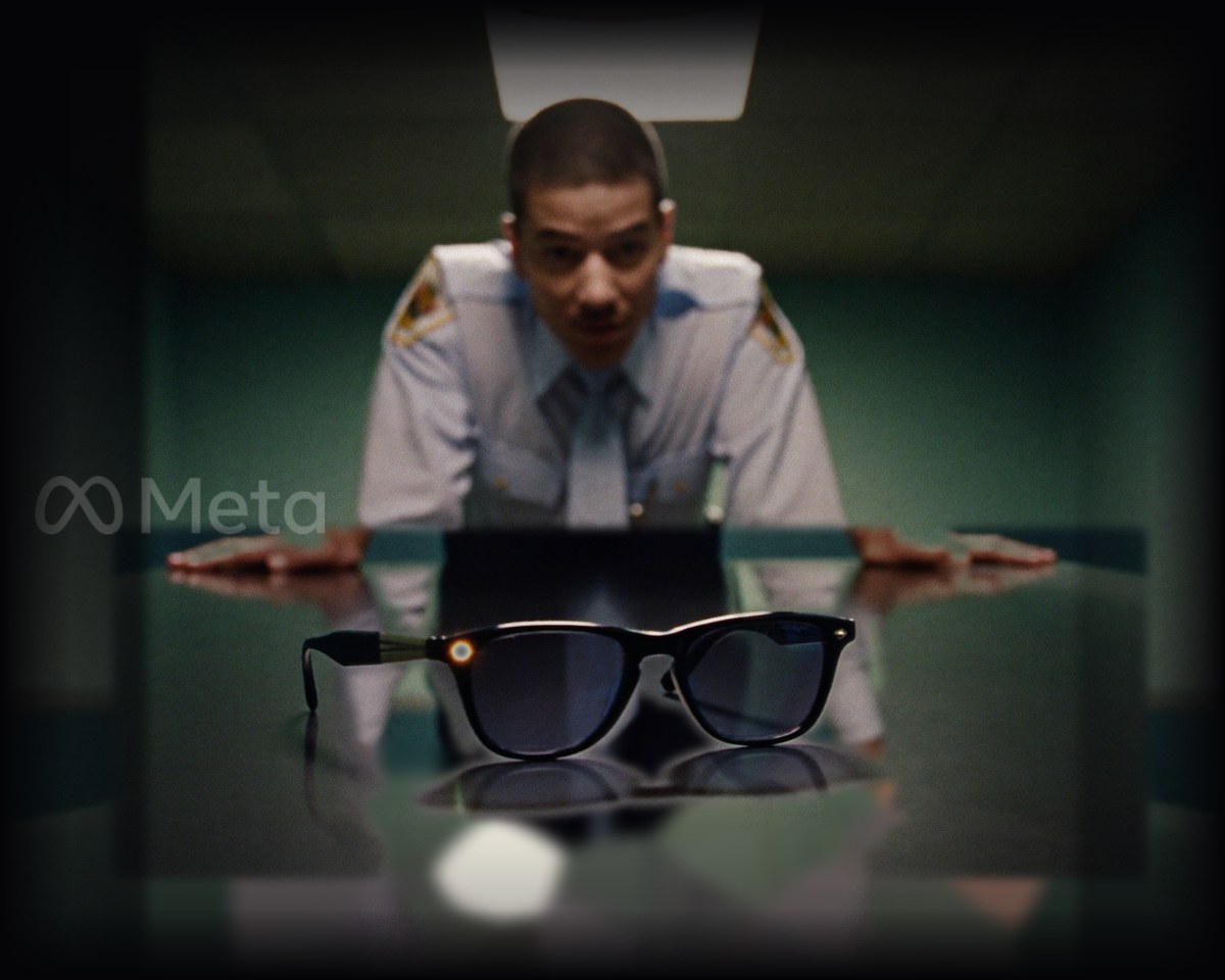Illustration for the police and Meta smart glasses story