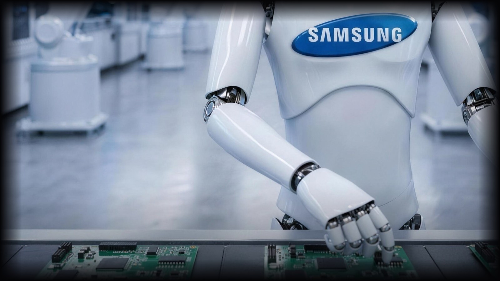 Illustration for the Samsung humanoid robots story