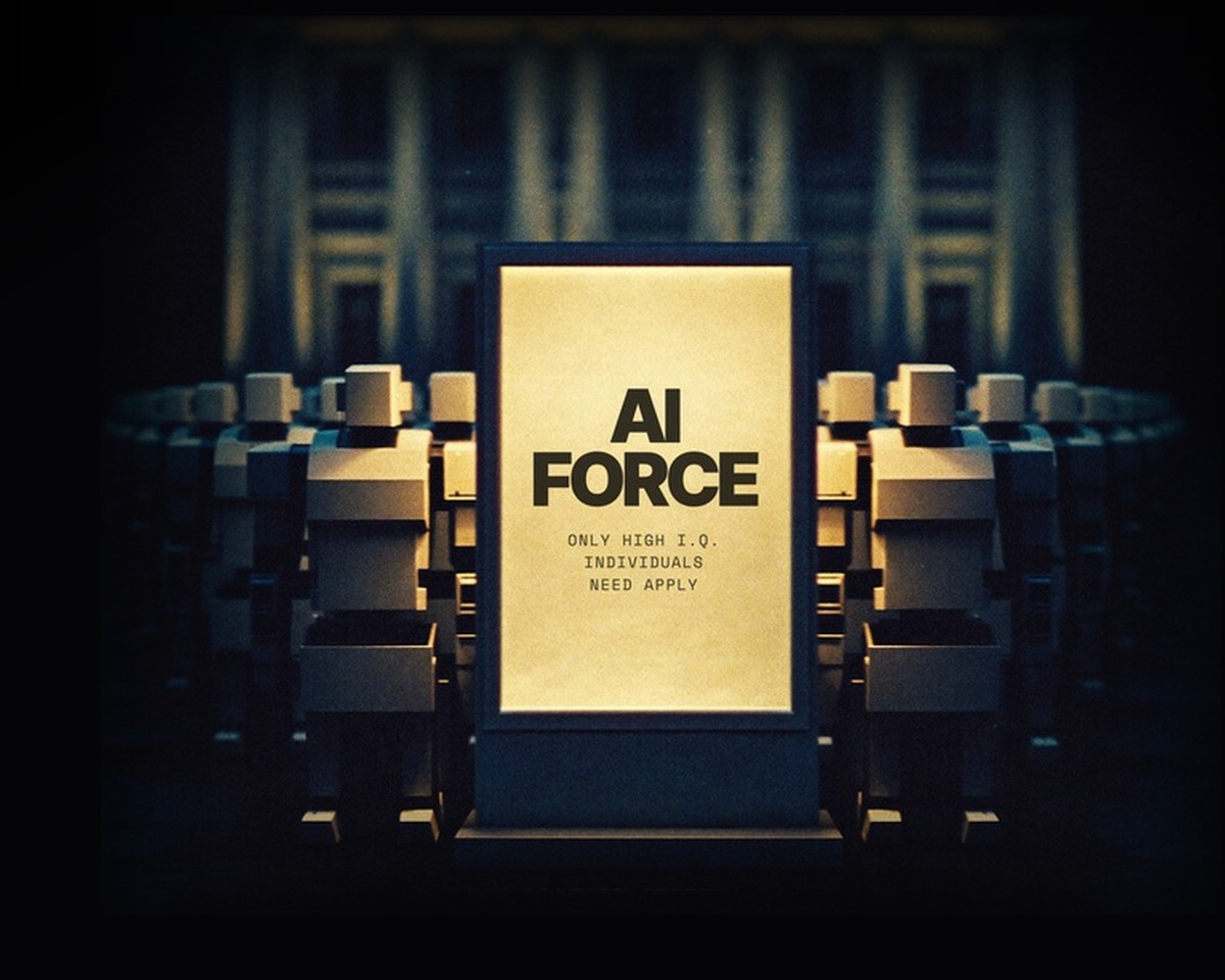 Illustration for the AI Force announcement story