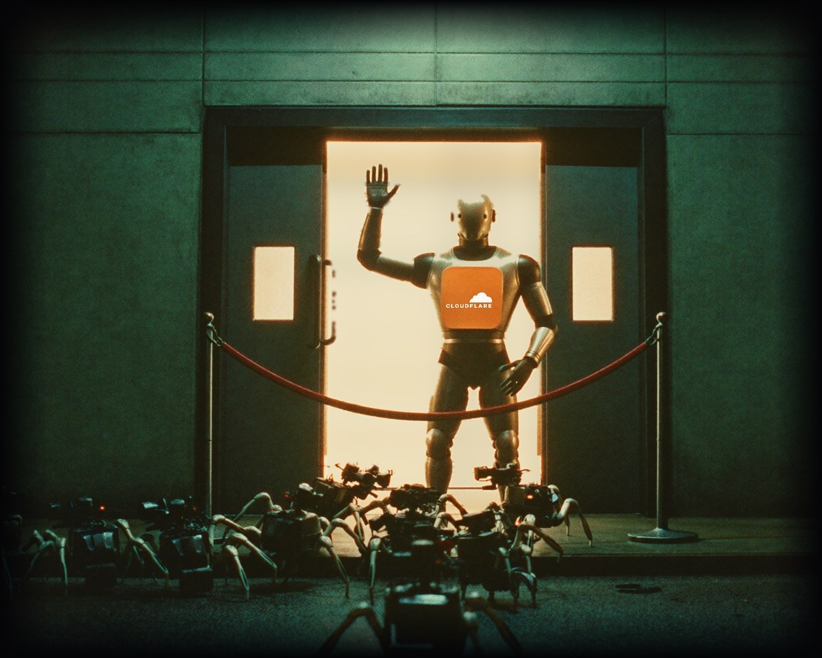 Illustration for the Cloudflare AI bot block story